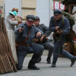 06.08.2017 Kielce. Rekonstrukcja pod Hotelem Bristol. / Marzena Mąkosa - Radio Kielce / Pod hotelem Bristol odtworzono potyczkę z 1914 roku