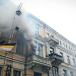 06.08.2017 Kielce. Rekonstrukcja pod Hotelem Bristol. / Marzena Mąkosa - Radio Kielce / Pod hotelem Bristol odtworzono potyczkę z 1914 roku