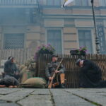 06.08.2017 Kielce. Rekonstrukcja pod Hotelem Bristol. / Marzena Mąkosa - Radio Kielce / Pod hotelem Bristol odtworzono potyczkę z 1914 roku