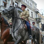 06.08.2017 Kielce. Rekonstrukcja pod Hotelem Bristol. / Marzena Mąkosa - Radio Kielce / Pod hotelem Bristol odtworzono potyczkę z 1914 roku