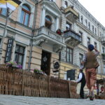 06.08.2017 Kielce. Rekonstrukcja pod Hotelem Bristol. / Marzena Mąkosa - Radio Kielce / Pod hotelem Bristol odtworzono potyczkę z 1914 roku