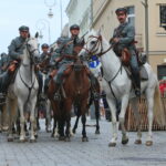 06.08.2017 Kielce. Rekonstrukcja pod Hotelem Bristol. / Marzena Mąkosa - Radio Kielce / Pod hotelem Bristol odtworzono potyczkę z 1914 roku