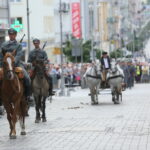 06.08.2017 Kielce. Rekonstrukcja pod Hotelem Bristol. / Marzena Mąkosa - Radio Kielce / Pod hotelem Bristol odtworzono potyczkę z 1914 roku