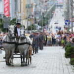 06.08.2017 Kielce. Rekonstrukcja pod Hotelem Bristol. / Marzena Mąkosa - Radio Kielce / Pod hotelem Bristol odtworzono potyczkę z 1914 roku