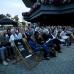 06.08.2017 Kielce. Tarasy Sztuki: PLENEROWE KINO Z MUZYKĄ NA ŻYWO / Marzena Mąkosa - Radio Kielce / Kino letnie pod KCK
