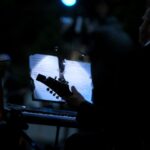 06.08.2017 Kielce. Tarasy Sztuki: PLENEROWE KINO Z MUZYKĄ NA ŻYWO / Marzena Mąkosa - Radio Kielce / Kino letnie pod KCK