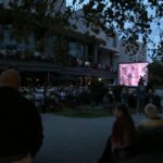 06.08.2017 Kielce. Tarasy Sztuki: PLENEROWE KINO Z MUZYKĄ NA ŻYWO / Marzena Mąkosa - Radio Kielce / Kino letnie pod KCK