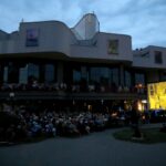 06.08.2017 Kielce. Tarasy Sztuki: PLENEROWE KINO Z MUZYKĄ NA ŻYWO / Marzena Mąkosa - Radio Kielce / Kino letnie pod KCK