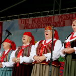 06.08.2017 Chmielnik. XVIII Powiatowy Przegląd Zespołów Folklorystycznych. / Marzena Mąkosa - Radio Kielce / Przegląd Zespołów Folklorystycznych. Zespół Pieśni Ludowej z Marzysza