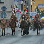09.08.2017 Jędrzejów. Kadrówka dotarła do Jędrzejowa. / Marzena Mąkosa - Radio Kielce / 09.08.2017 Marsz Szlakiem Kadrówki dotarł do Jędrzejowa