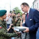 09.08.2017 Jędrzejów. Kadrówka dotarła do Jędrzejowa. / Marzena Mąkosa - Radio Kielce / Zwycięzca 2 miejsca w konkursie historycznym im. Lucjana Muszyńskiego - Jakub Pacholski