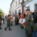 09.08.2017 Jędrzejów. Kadrówka dotarła do Jędrzejowa. / Marzena Mąkosa - Radio Kielce / Uroczyste złożenie kwiatów