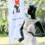 09.08.2017 Kielce. Stacja: Wakacje! Suknie ślubne w ogródku Radio Kielce. / Marzena Mąkosa - Radio Kielce / Suknia ślubna