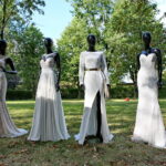 09.08.2017 Kielce. Stacja: Wakacje! Suknie ślubne w ogródku Radio Kielce. / Marzena Mąkosa - Radio Kielce / Suknie ślubne