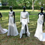 09.08.2017 Kielce. Stacja: Wakacje! Suknie ślubne w ogródku Radio Kielce. / Marzena Mąkosa - Radio Kielce / Suknie ślubne