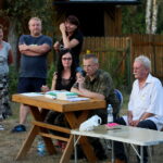 10.08.2017 Choiny. Wybory przyszłorocznego komendanta 53. Marszu Szlakiem Kadrówki. / Marzena Mąkosa - Radio Kielce / Jadwiga Muszyńska, Bartłomiej Koziara, Katarzyna Młynarska, Monika Biskup, Andrzej Fischer oraz Przemysław Jerzy Witek