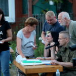 10.08.2017 Choiny. Wybory przyszłorocznego komendanta 53. Marszu Szlakiem Kadrówki. / Marzena Mąkosa - Radio Kielce / Rozpoczęcie głosowania