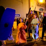 11.08.2017 Nowa Słupia. Uczestnicy Korowodu / Marzena Mąkosa - Radio Kielce / Nowa Słupia. Uroczysty Korowód z Pochodniami z okazji 51. Dymarek Świętokrzyskich.