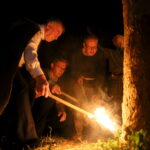 11.08.2017 Nowa Słupia. Wicewojewoda świętokrzyski - Andrzej Bętkowski, Marszałek Województwa Świętokrzyskiego - Adam Jarubas oraz