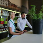 12.08.2017 Kielce. Bar wewnątrz lokalu / Marzena Mąkosa - Radio Kielce / Otwarcie Centralnego Baru Mlecznego Społem PSS przy ulicy Sienkiewicza