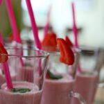 12.08.2017 Kielce. Słodkie koklajle / Marzena Mąkosa - Radio Kielce / Otwarcie Centralnego Baru Mlecznego Społem PSS przy ulicy Sienkiewicza