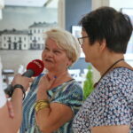 12.08.2017 Kielce. Pierwsi klienci / Marzena Mąkosa - Radio Kielce / Otwarcie Centralnego Baru Mlecznego Społem PSS przy ulicy Sienkiewicza