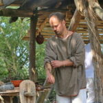 12.08.2017 Nowa Słupia. 51. Dymarki w Centrum Kulturowo - Archeologicznym. / Marzena Mąkosa - Radio Kielce / 51. Dymarki w Centrum Kulturowo - Archeologicznym.