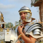 12.08.2017 Nowa Słupia. Rzymianie w Centrum Kulturowo - Archeologicznym / Marzena Mąkosa - Radio Kielce / 51. Dymarki w Centrum Kulturowo - Archeologicznym.