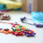 12.08.2017 Kielce. Biżuteria wykonana w trakcie warsztatów / Marzena Mąkosa - Radio Kielce / Warsztaty tworzenia biżuterii w Instytucie Dizajnu