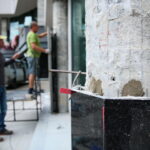 14.08.2017 Kielce. Remont elewacji / Marzena Mąkosa - Radio Kielce / Remont w KCK. Zakończy modernizację obiektu