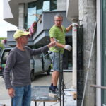 14.08.2017 Kielce. Remont elewacji / Marzena Mąkosa - Radio Kielce / Remont w KCK. Zakończy modernizację obiektu