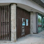 14.08.2017 Kielce. Remont elewacji Kieleckiego Centrum Kultury / Marzena Mąkosa - Radio Kielce / Remont w KCK. Zakończy modernizację obiektu