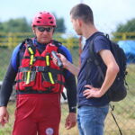 14.08.2017 Cedzyna. Rozmowa z Piotrem Molasy - Świętokrzyskie Wodne Ochotnicze Pogotowie Ratunkowe. / Marzena Mąkosa - Radio Kielce / Specjalistyczne szkolenie dla ratowników wodnych