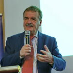 17.08.2017 Kielce. Prezentacja kandydatury miasta Kielce do tytułu Europejskiego Miasta Sportu / Marzena Mąkosa - Radio Kielce / Wojciech Lubawski, Prezydent Miasta Kielce