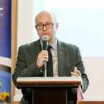 17.08.2017 Kielce. Prezentacja kandydatury miasta Kielce do tytułu Europejskiego Miasta Sportu / Marzena Mąkosa - Radio Kielce / Artur Sobolewski, dyrektor Wydziału Kultury i Promocji