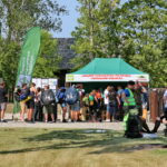 18.08.2017 Tokarnia. V Zlot Kadry Związku Harcerstwa Polskiego. / Marzena Mąkosa - Radio Kielce / Rejestracja uczestników Zlotu