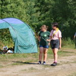 18.08.2017 Tokarnia. V Zlot Kadry Związku Harcerstwa Polskiego. / Marzena Mąkosa - Radio Kielce / Obóz uczestników Zlotu