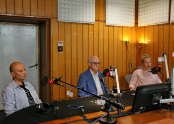 23.08.2017 Kielce. Punkty widzenia / Marzena Mąkosa - Radio Kielce / PW : Jacek Paluch, Stanisław Głuszek, Karolina Niebudek