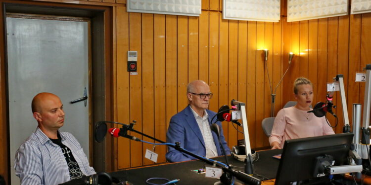 23.08.2017 Kielce. Punkty widzenia / Marzena Mąkosa - Radio Kielce / PW : Jacek Paluch, Stanisław Głuszek, Karolina Niebudek