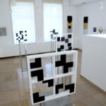 25.08.2017 Kielce. BWA. Wernisaż wystawy „Całość w myślach podzielnych” / Marzena Mąkosa - Radio Kielce / Jerzy Grochocki „Cztery układy"