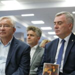 28.08.2017 Kielce. Przystanek Historia. Spotkanie „Nie oddamy sierpnia: 1980-1982”. / Marzena Mąkosa - Radio Kielce / Krzysztof Lipiec, Krzysztof Słoń i Andrzej Bętkowski