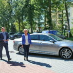 30.08.2017 Kielce. Briefing prasowy. Spotkanie sekretarza stanu w Ministerstwie Edukacji Narodowej z dziećmi z Nakła. / Marzena Mąkosa - Radio Kielce / Marzena Machałek - sekretarz stanu w Ministerstwie Edukacji Narodowej przyjechała do dzieci z Nakła