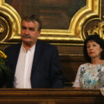 31.08.2017 Kielce. Święto Wolności i Solidarności. / Marzena Mąkosa - Radio Kielce / Wojciech Lubawski - Prezydent Miasta Kielce