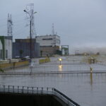 Maj 2010. Połaniec.  Elektrownia. Powódź. / Elektrownia Połaniec