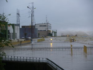 Maj 2010. Połaniec. Elektrownia. Powódź. / Elektrownia Połaniec