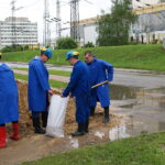 Maj 2010. Połaniec.  Elektrownia. Powódź. / Elektrownia Połaniec