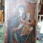 Obraz Matki Boskiej z Dzieciątkiem / Muzeum Wsi Kieleckiej