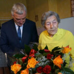 Stefania Zaręba i wicewojewoda Andrzej Bętkowski / Ewa Pociejowska-Gawęda / Radio Kielce