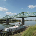 16.08.2017 Szczucin. Rzeka Wisła. Most. / Włodzimierz Batóg / Radio Kielce / Szczucin. Rzeka Wisła. Most.