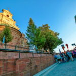 09.08.2017 Przemarsz pielgrzymki. / Włodzimierz Batóg - Radio Kielce / Pielgrzymka